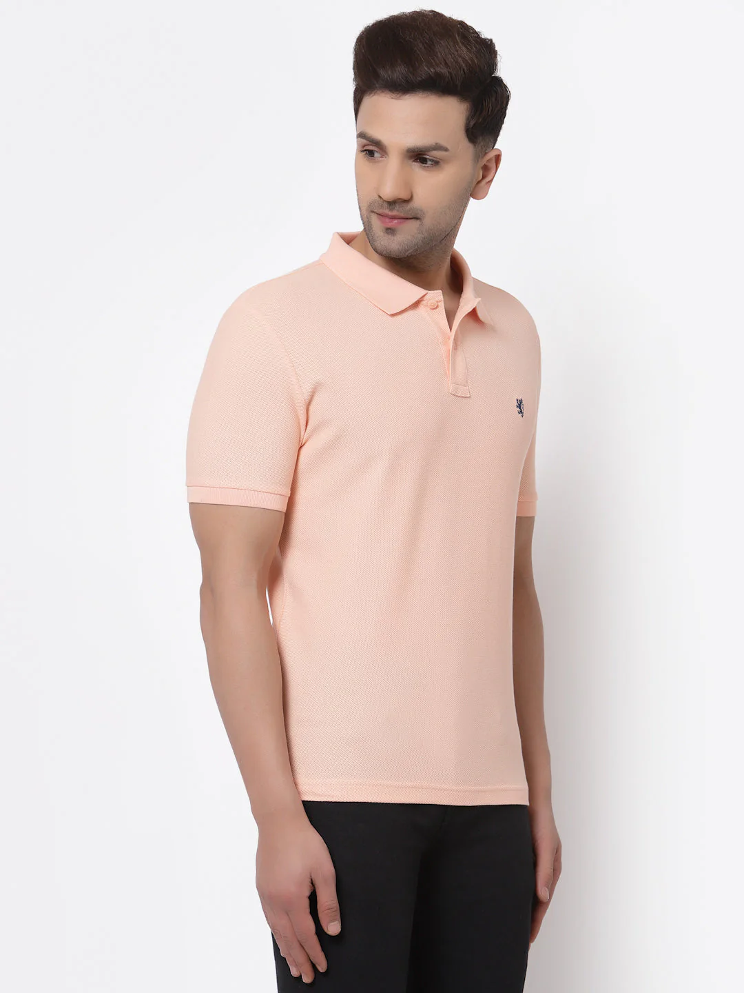 Solid Polo T-Shirt for Men - Image 2