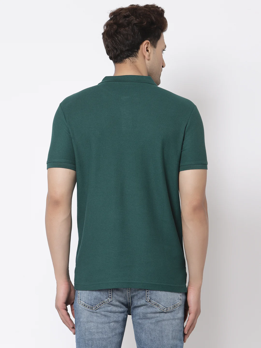 Solid Polo T-Shirt for Men - Image 3