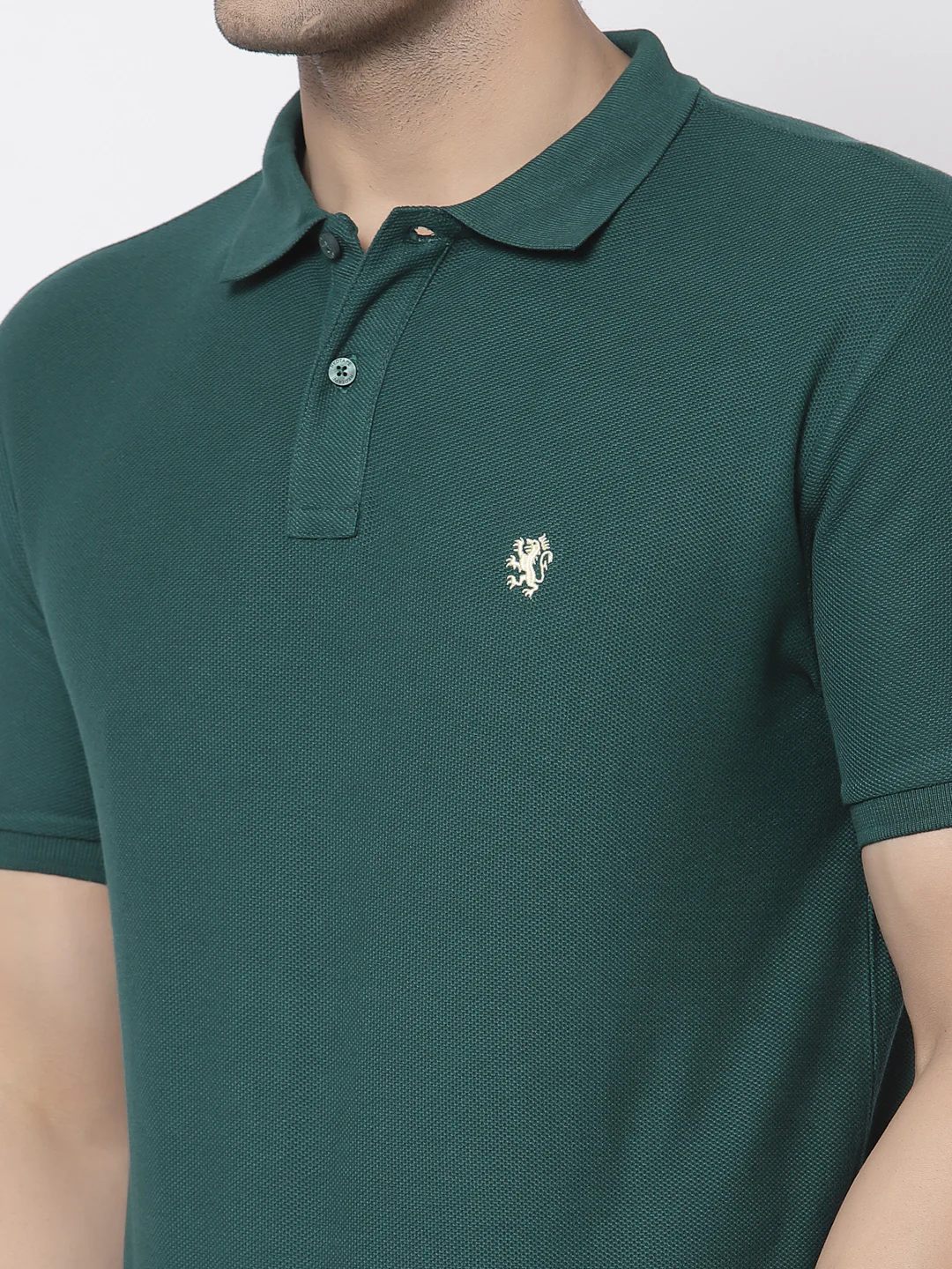 Solid Polo T-Shirt for Men - Image 4