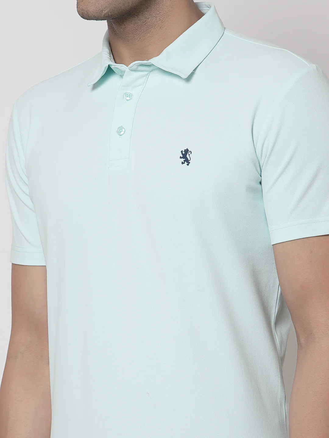 Solid Polo T-Shirt for Men - Image 4