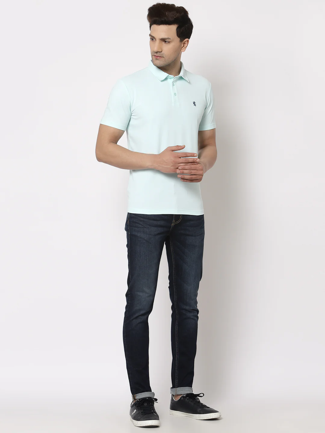 Solid Polo T-Shirt for Men - Image 5