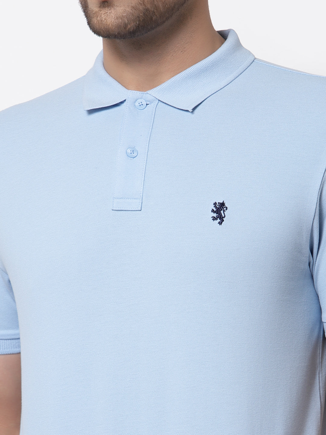 Solid Polo T-Shirt for Men - Image 4