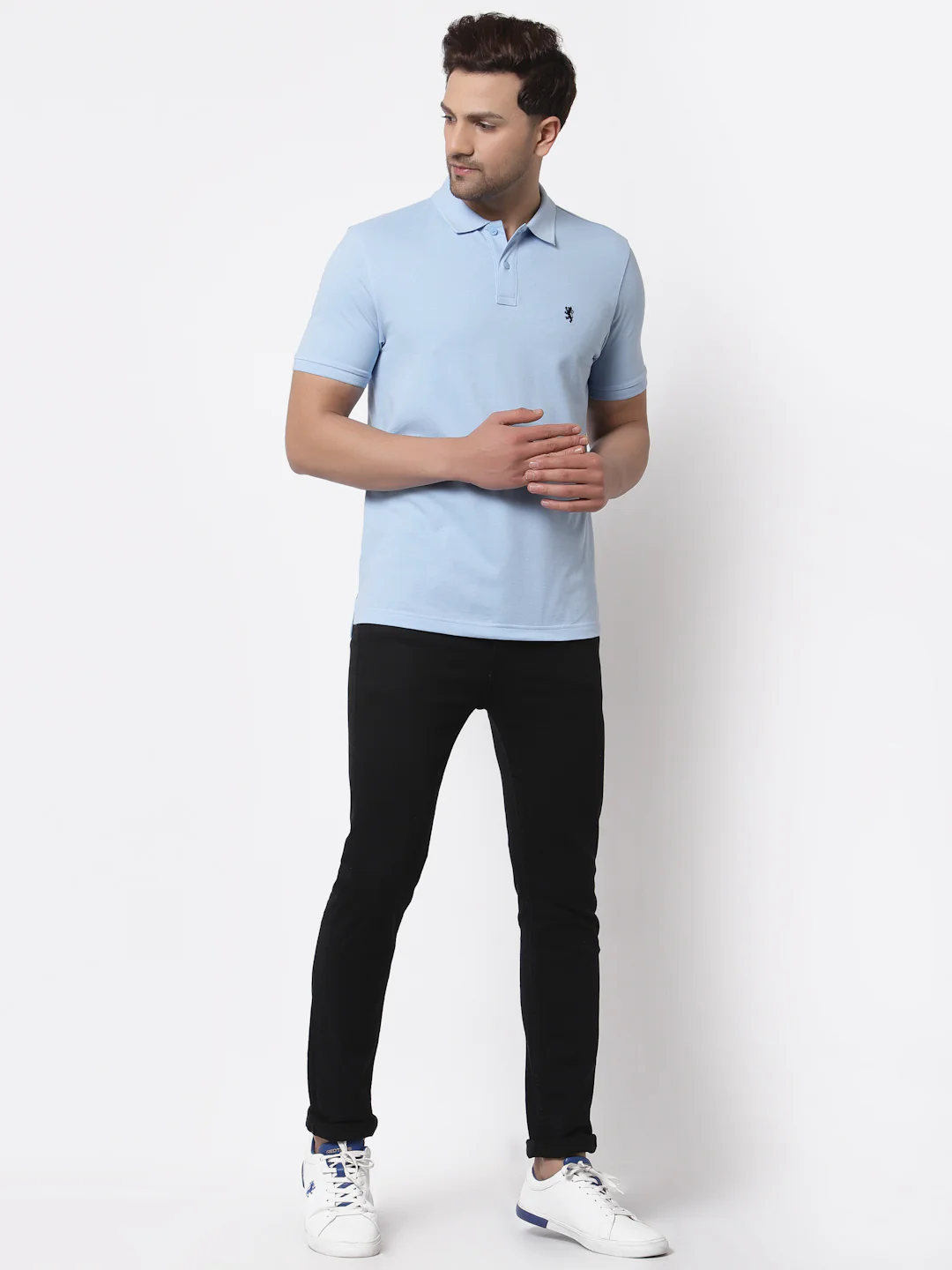 Solid Polo T-Shirt for Men - Image 5
