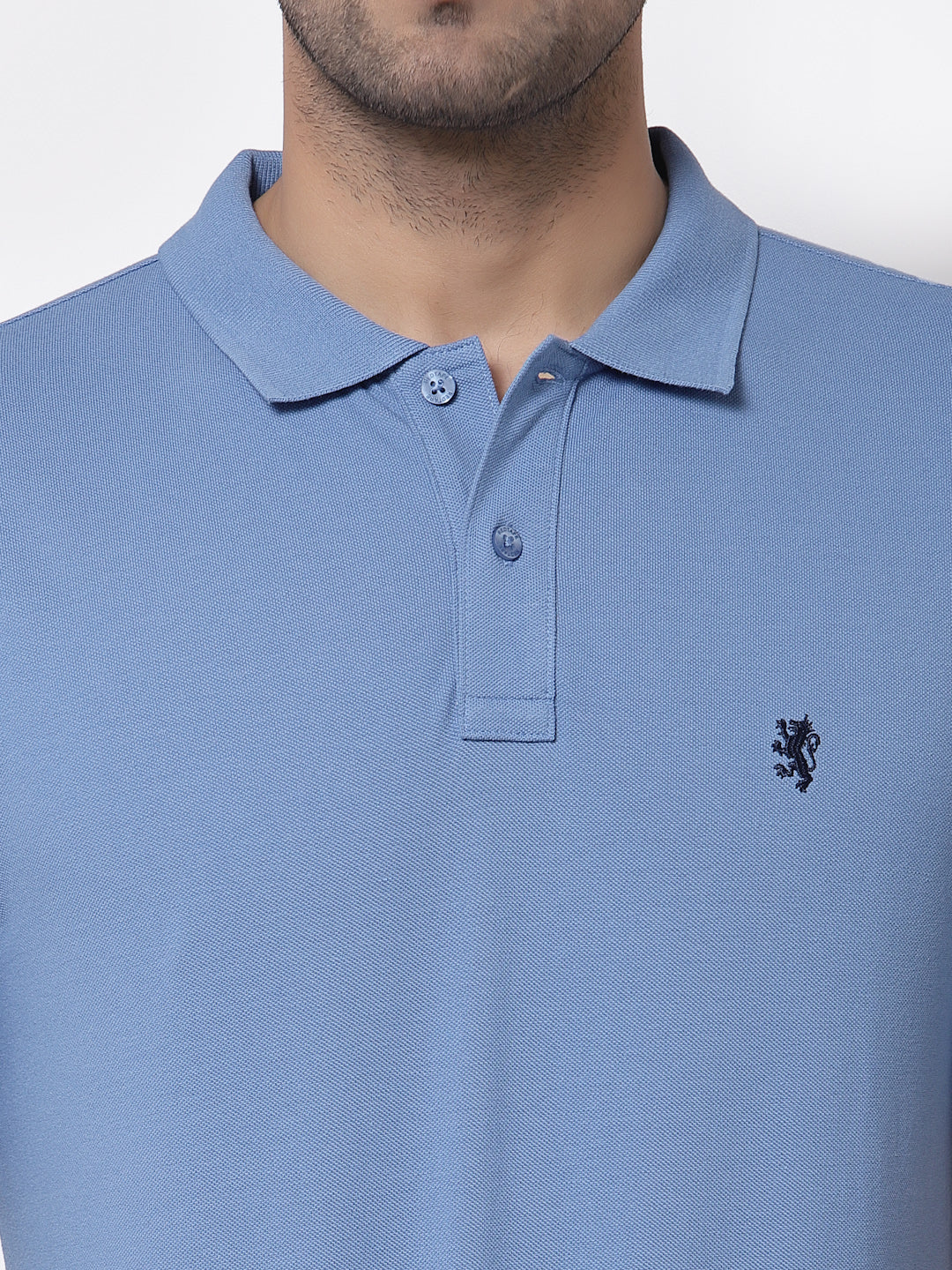 Solid Polo T-Shirt for Men - Image 4