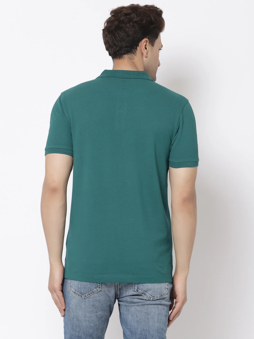 Solid Polo T-Shirt for Men - Image 3