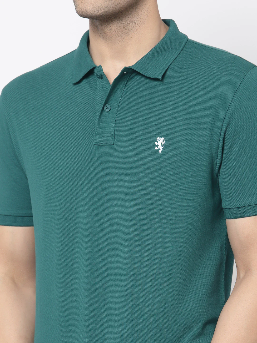 Solid Polo T-Shirt for Men - Image 4