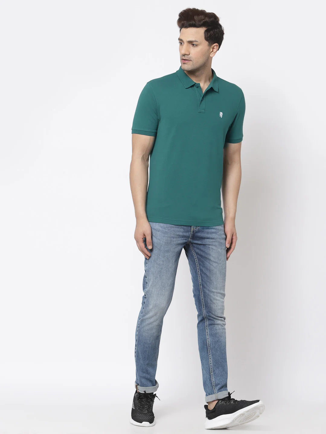 Solid Polo T-Shirt for Men - Image 5