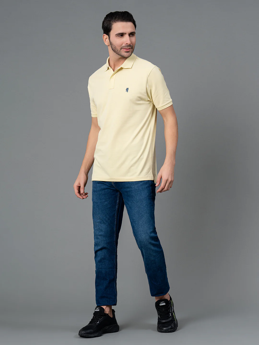 Solid Polo T-Shirt for Men - Image 5
