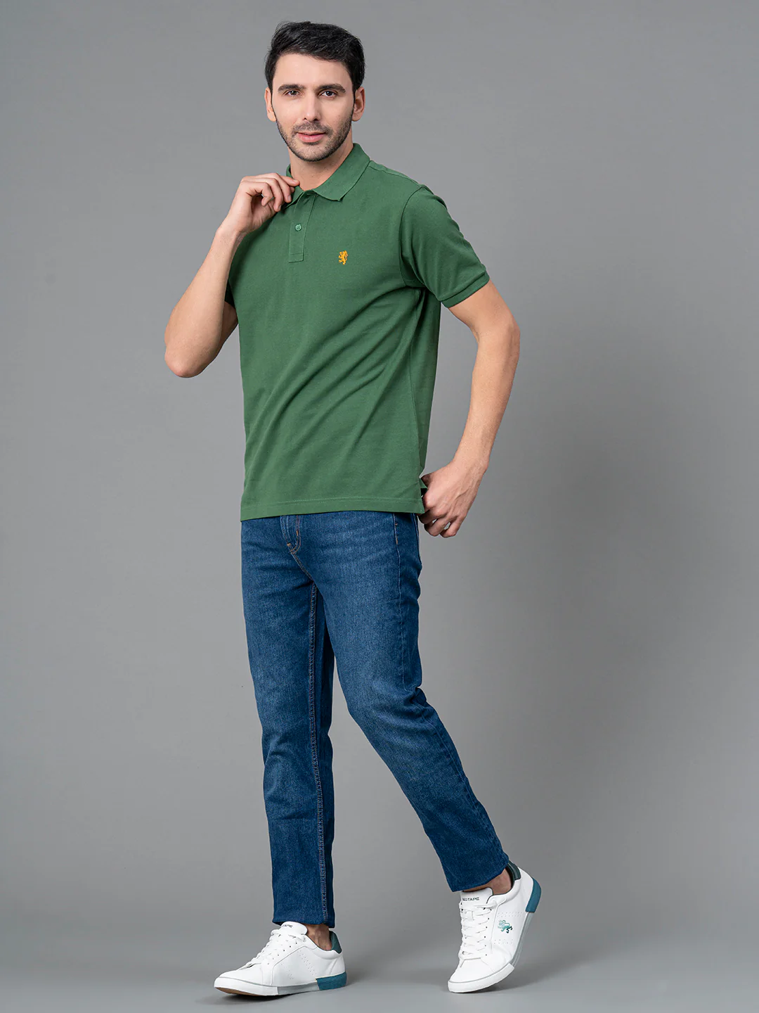 Solid Polo T-Shirt for Men - Image 5