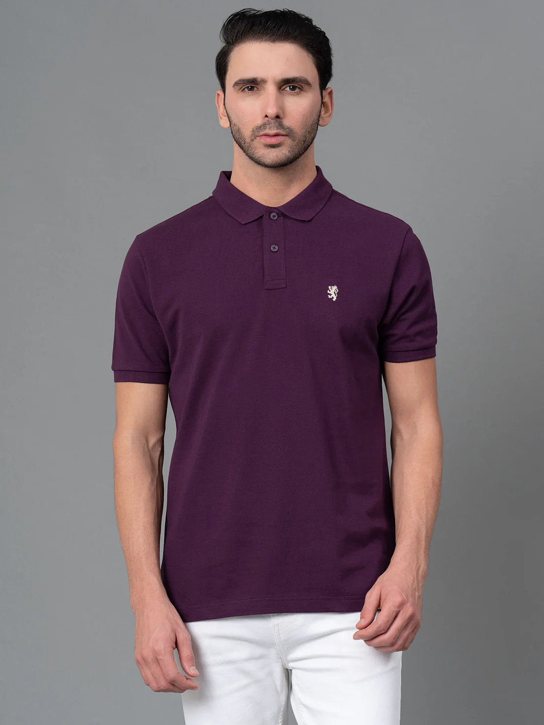 Solid Polo T-Shirt for Men