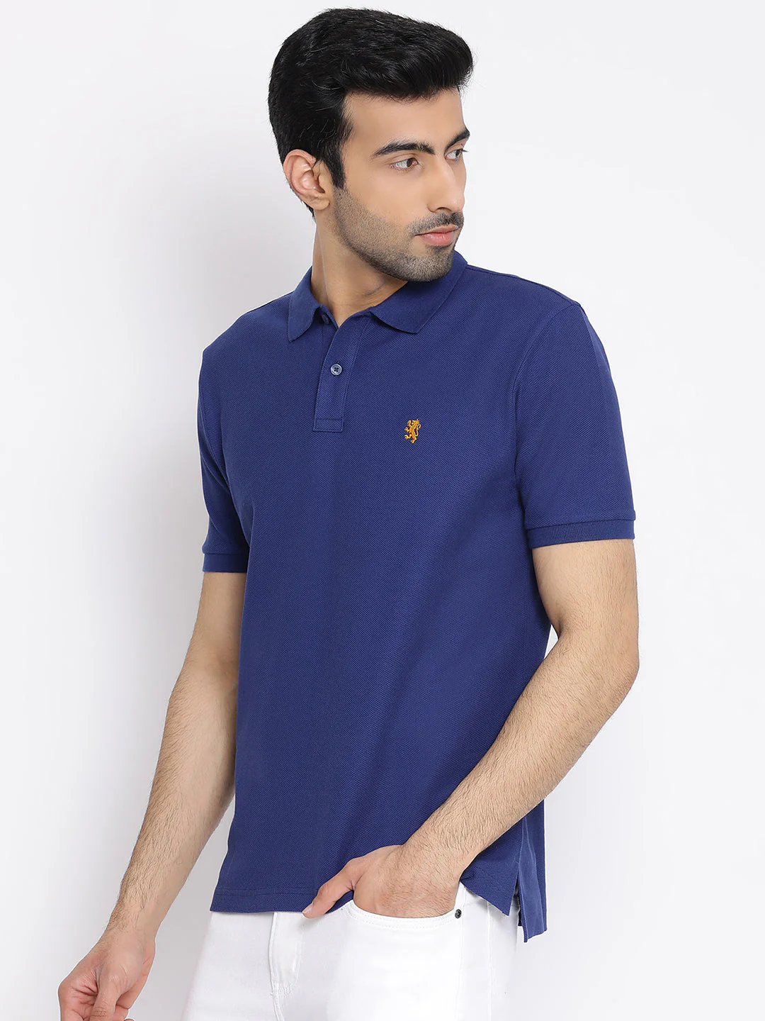 Solid Polo T-Shirt for Men - Image 2