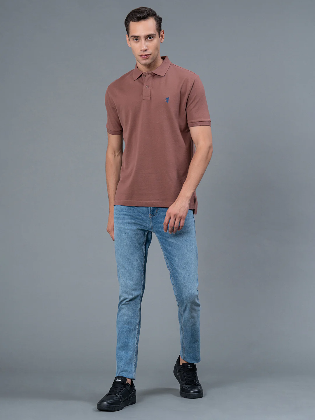 Solid Polo T-Shirt for Men - Image 5