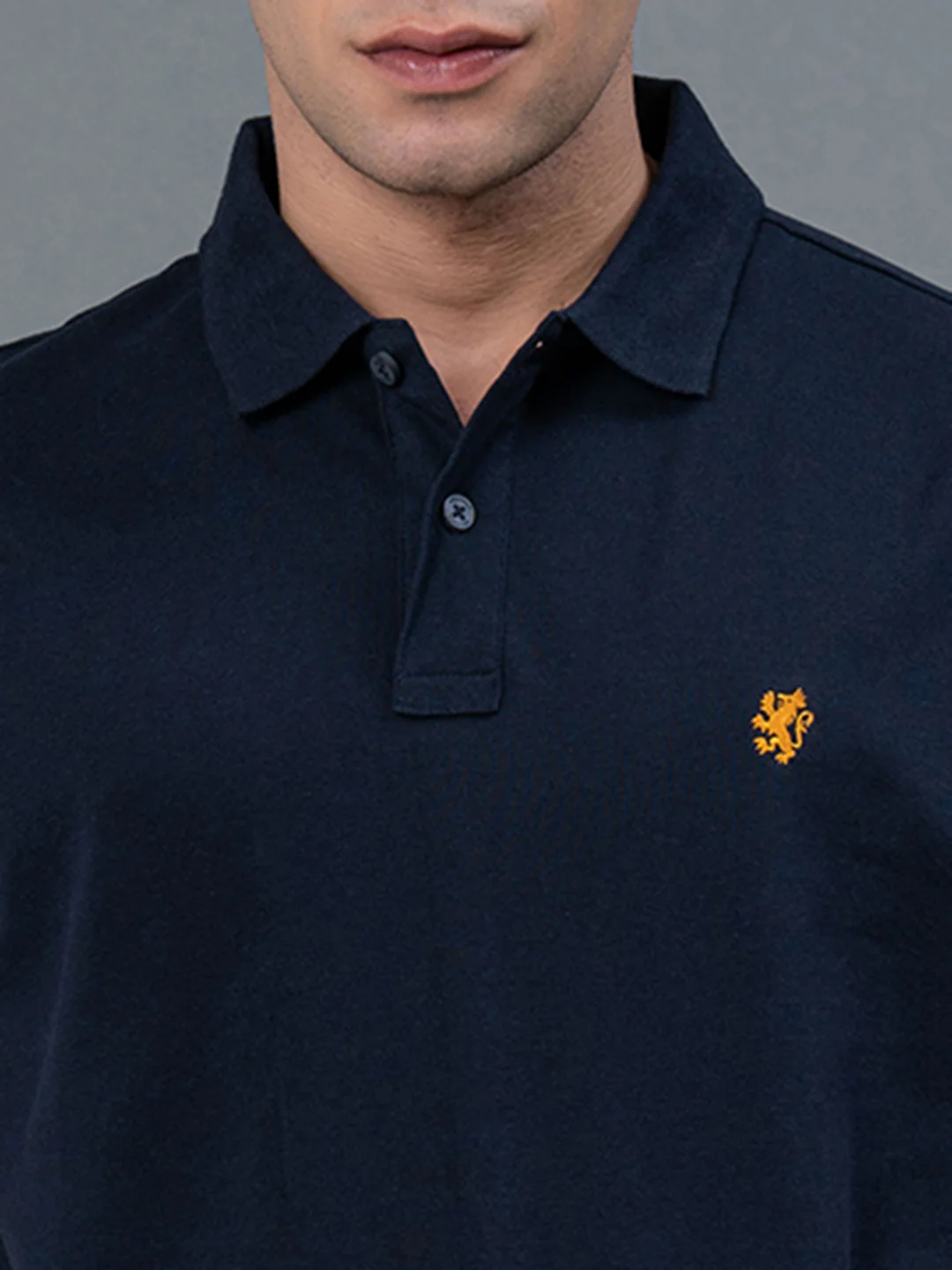 Solid Polo T-Shirt for Men - Image 4