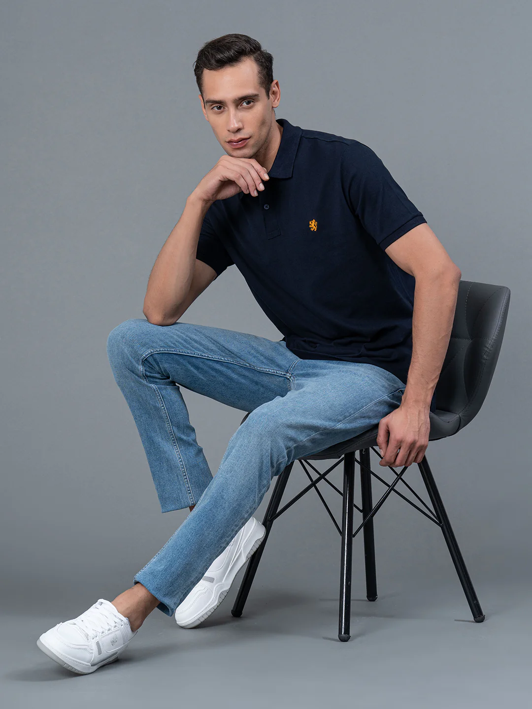 Solid Polo T-Shirt for Men - Image 5