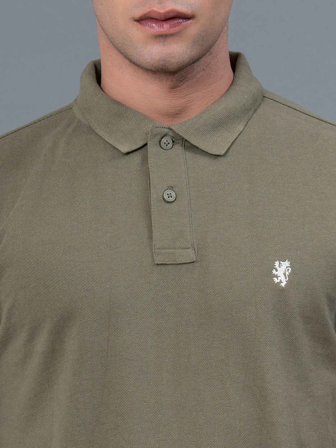 Solid Polo T-Shirt for Men - Image 4