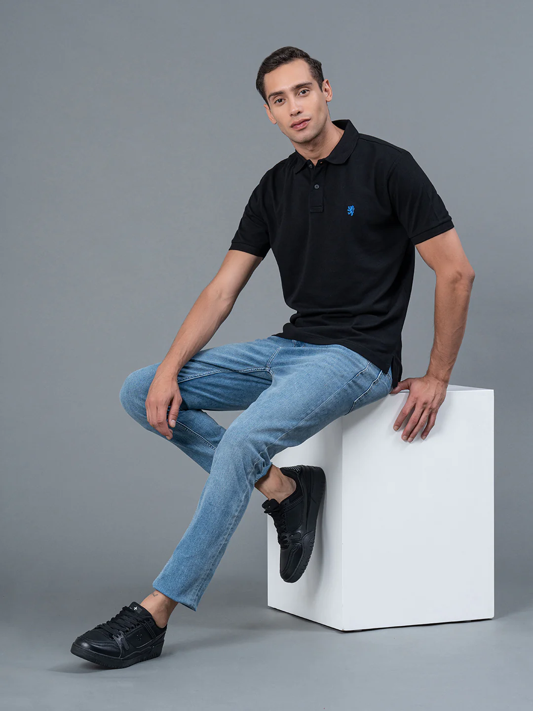 Solid Polo T-Shirt for Men - Image 5