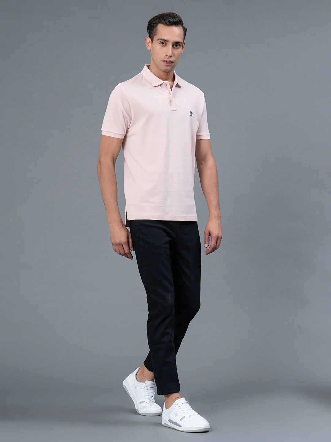 Solid Polo T-Shirt for Men - Image 5