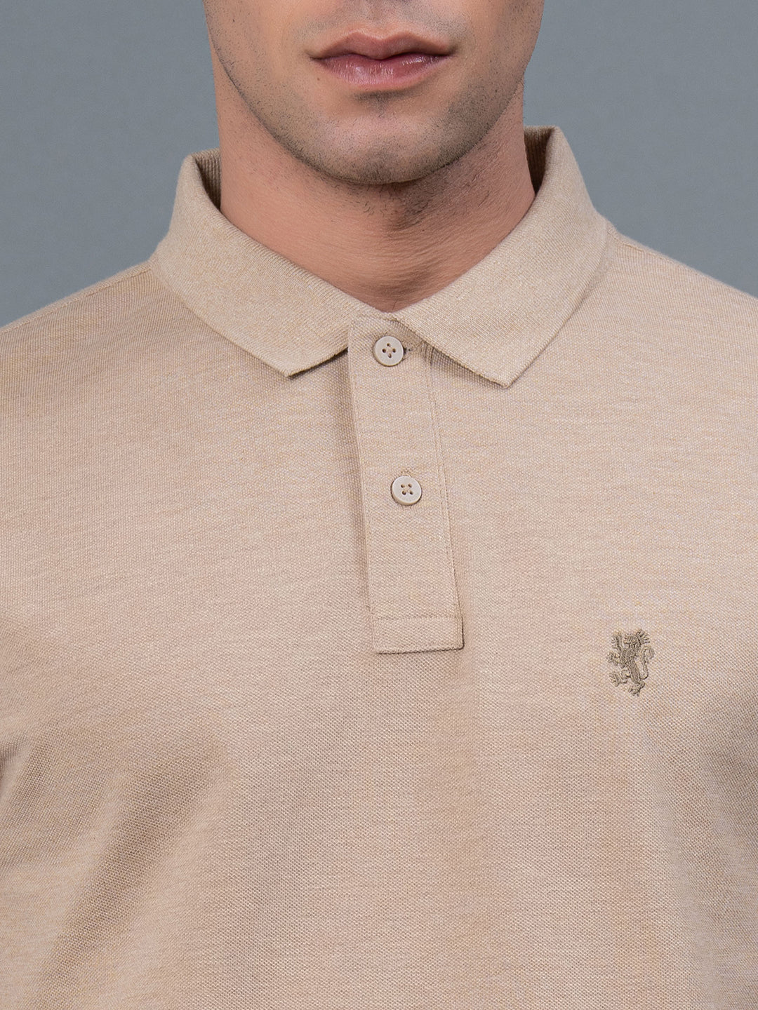 Solid Polo T-Shirt for Men - Image 4