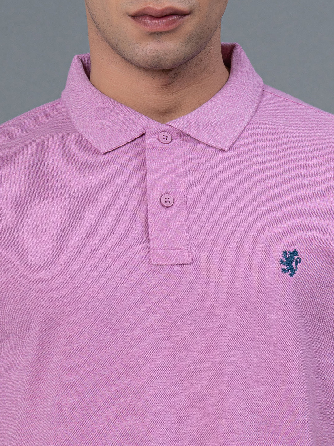 Solid Polo T-Shirt for Men - Image 4