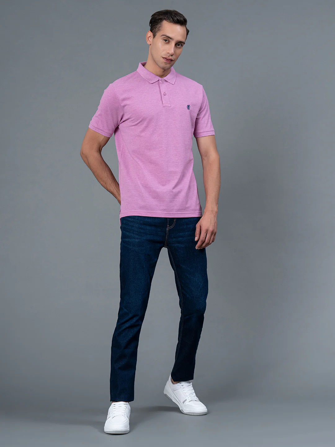 Solid Polo T-Shirt for Men - Image 5