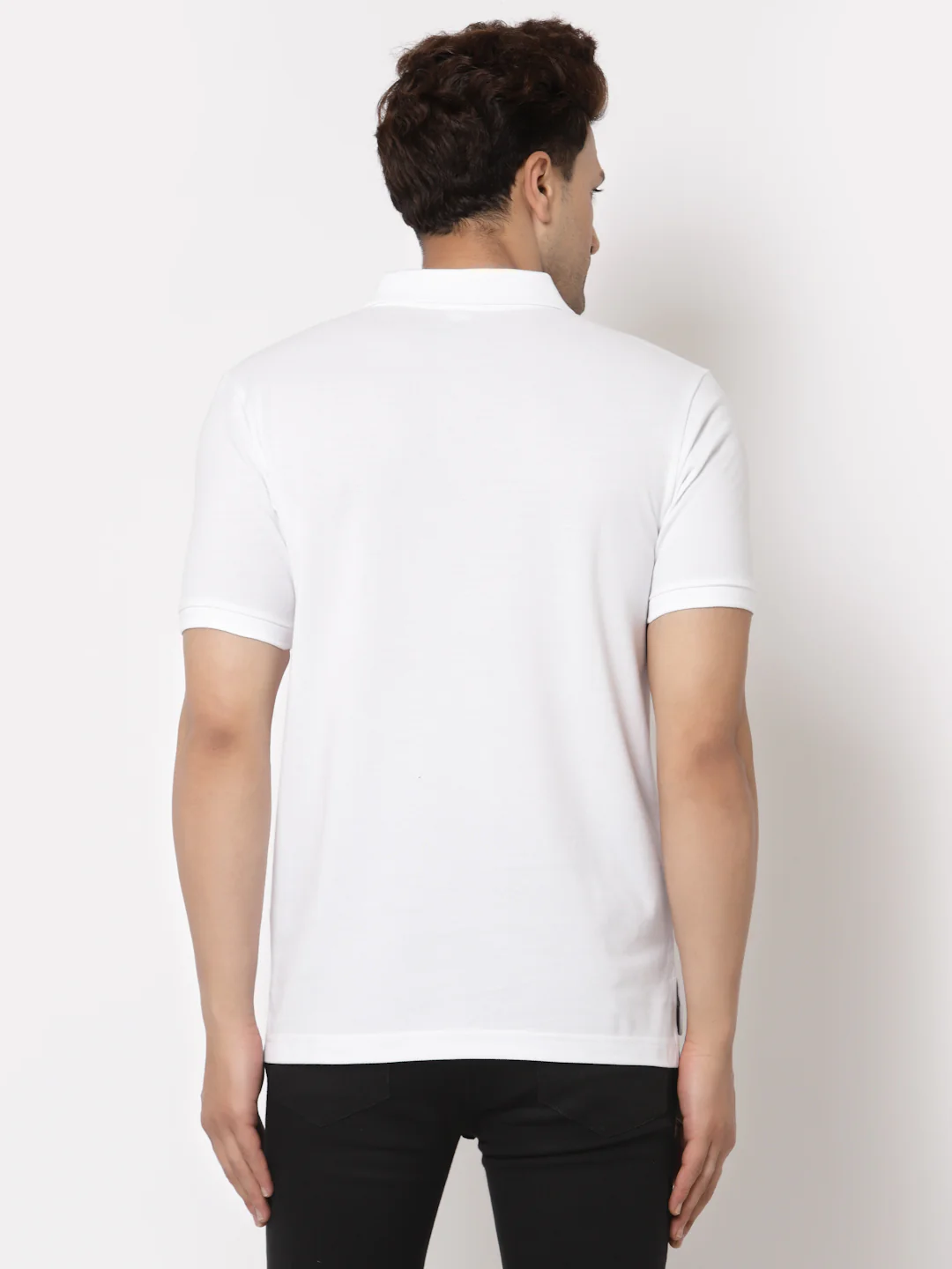 Solid Polo T-Shirt for Men - Image 3