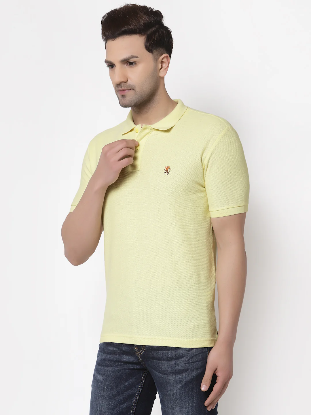 Solid Polo T-Shirt for Men - Image 2