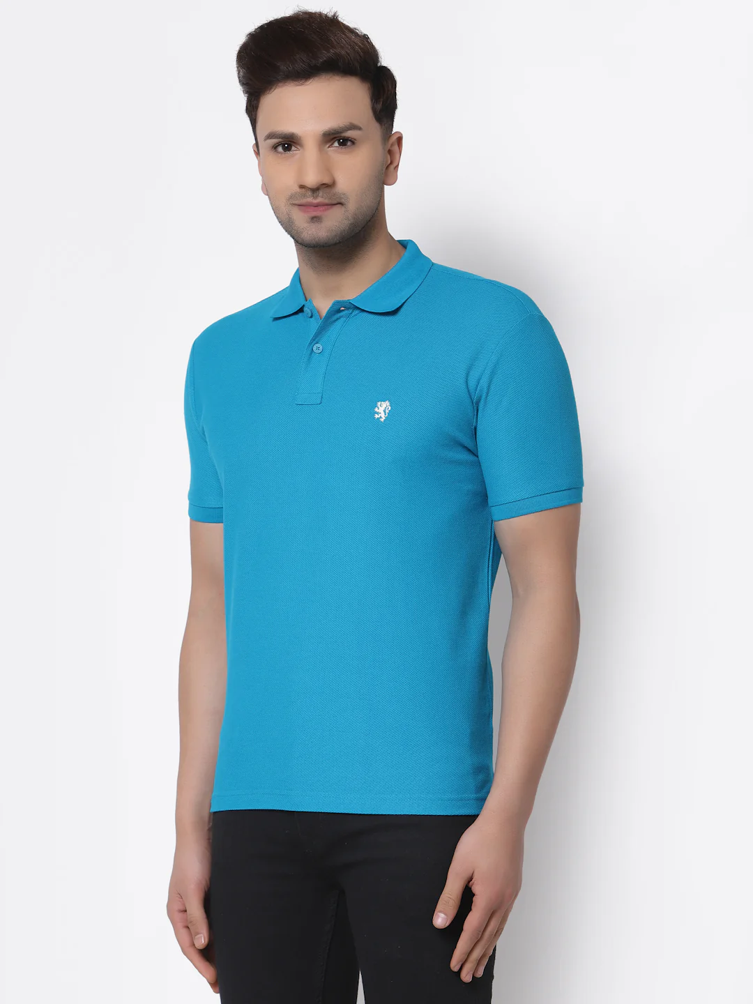Solid Polo T-Shirt for Men - Image 2