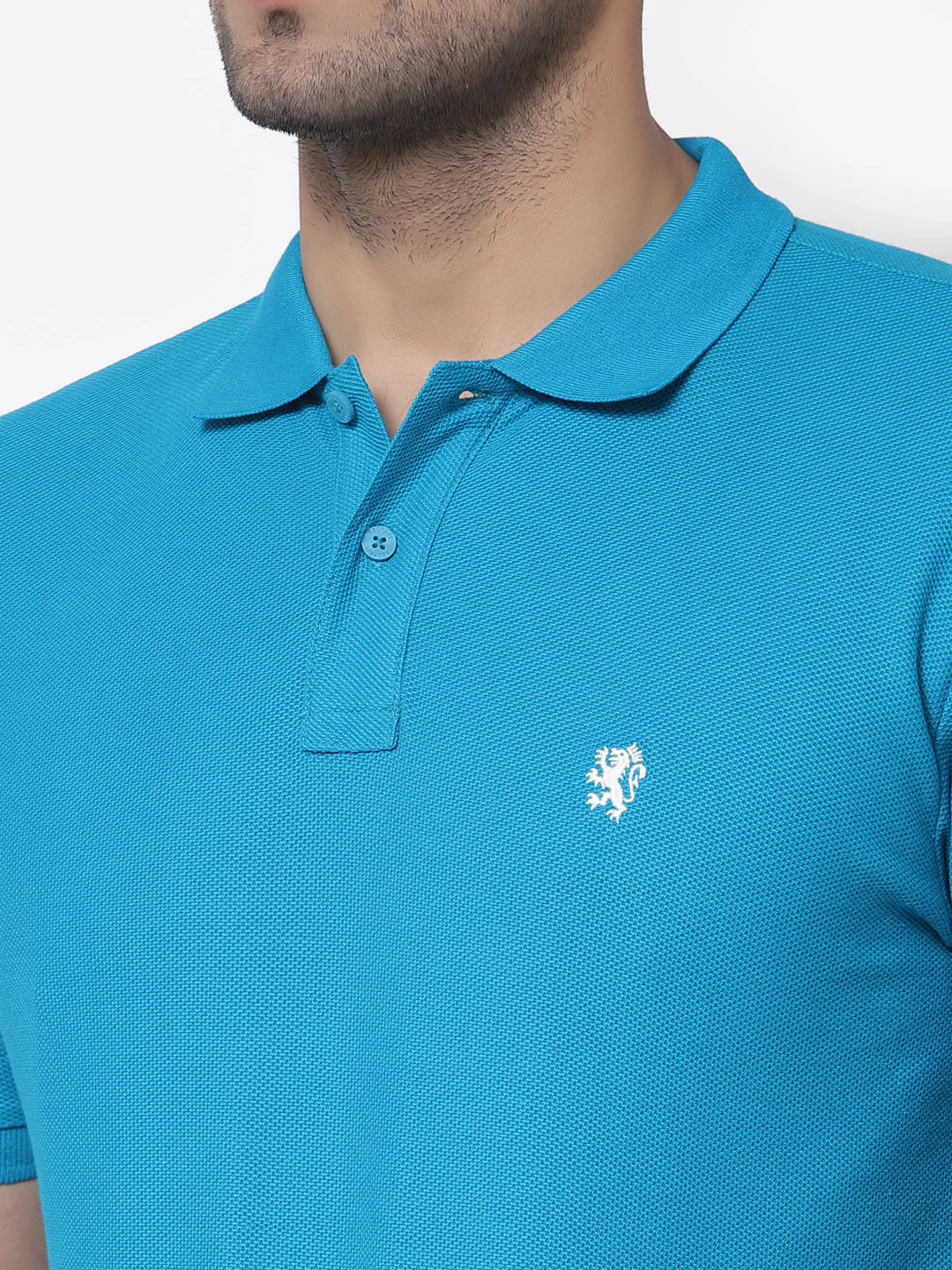 Solid Polo T-Shirt for Men - Image 4