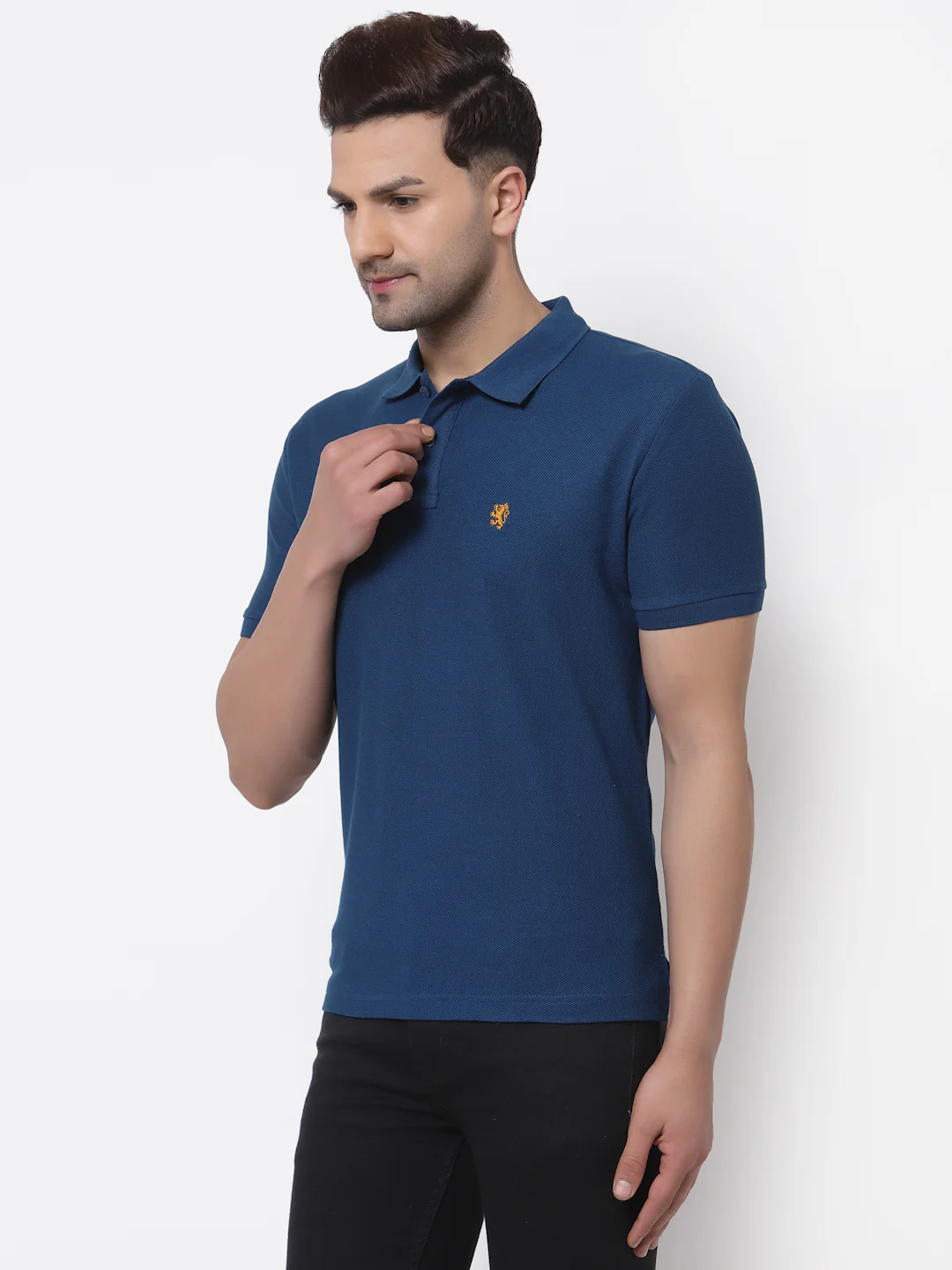 Solid Polo T-Shirt for Men - Image 2