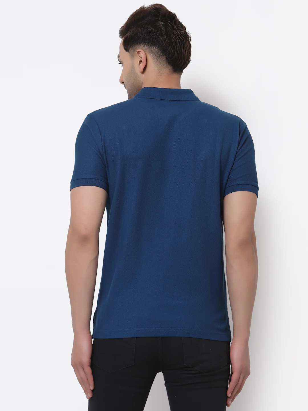 Solid Polo T-Shirt for Men - Image 3