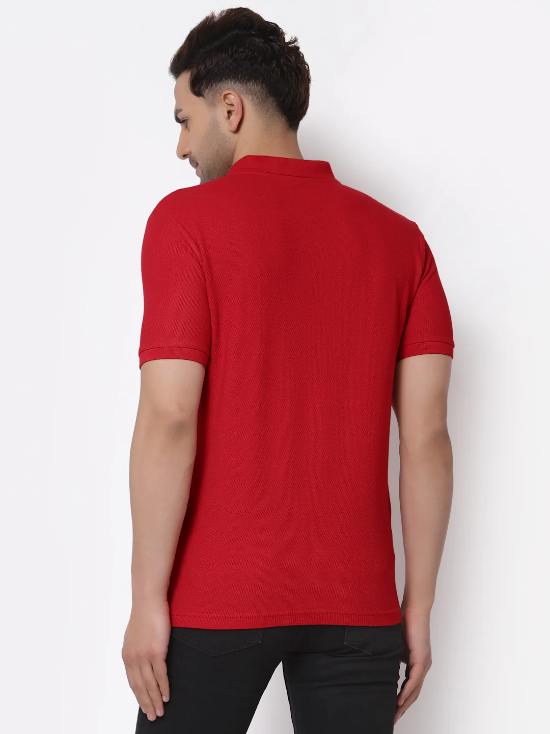 Solid Polo T-Shirt for Men - Image 3
