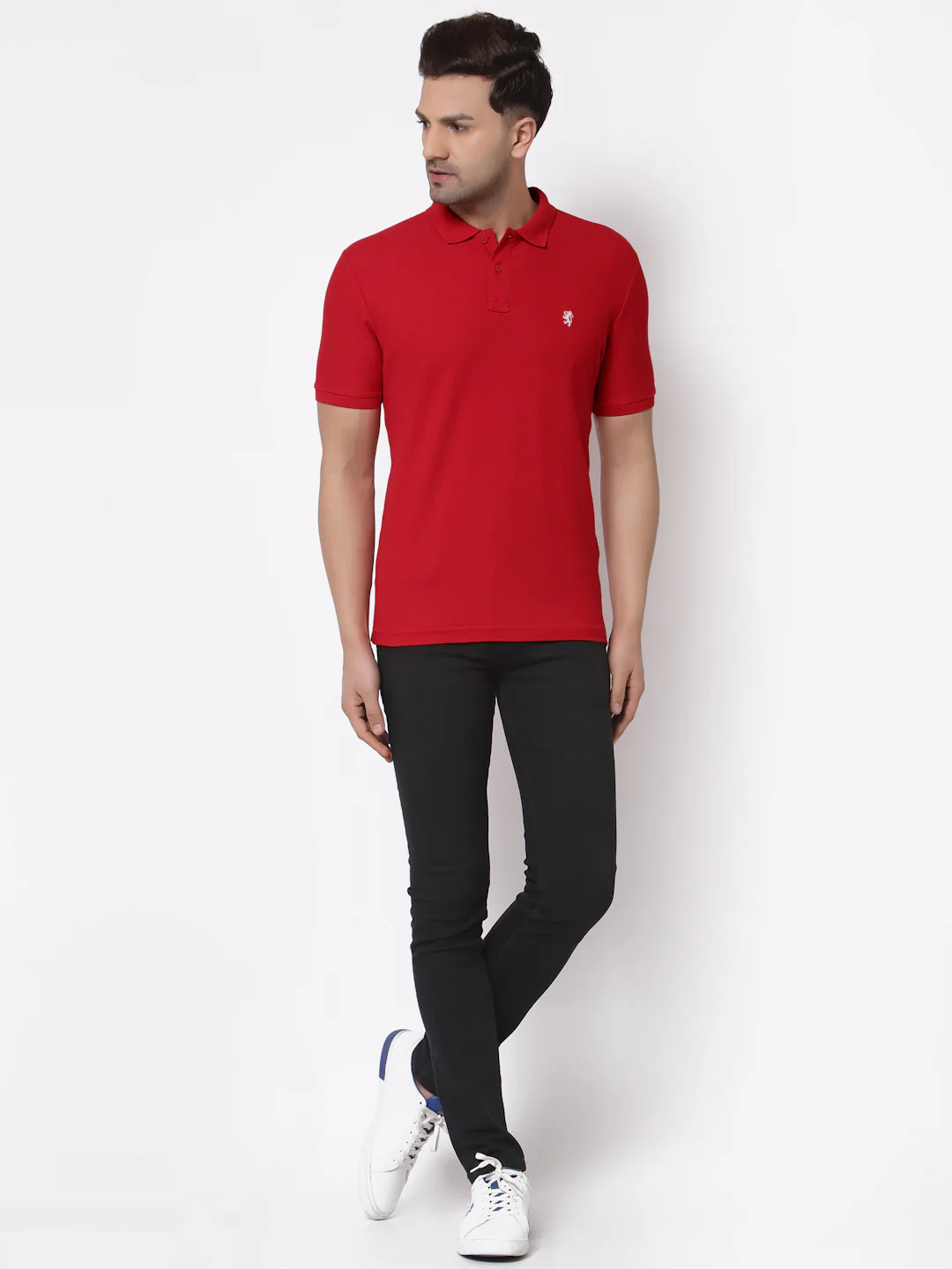 Solid Polo T-Shirt for Men - Image 5