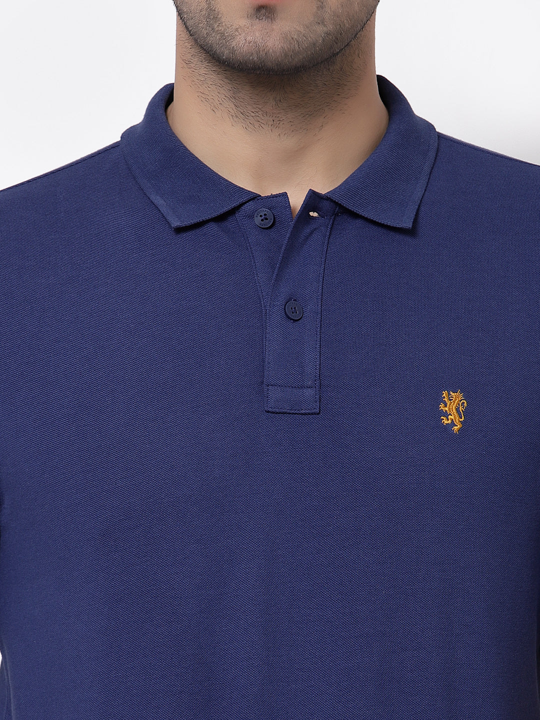 Solid Polo T-Shirt for Men - Image 4