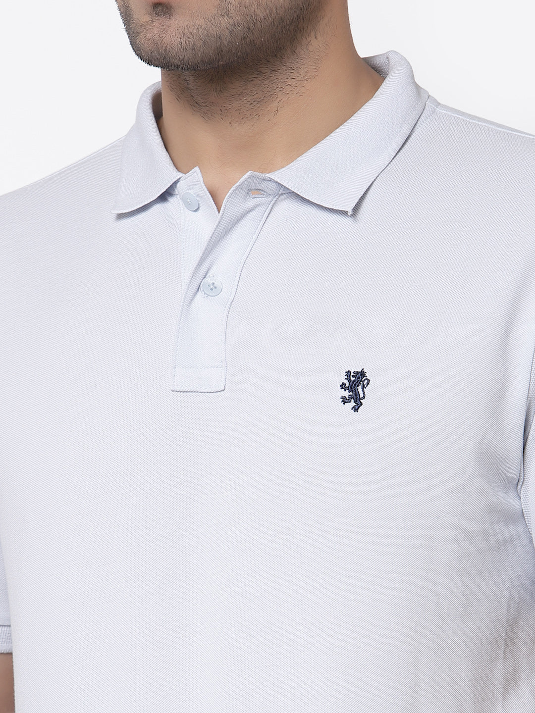 Solid Polo T-Shirt for Men - Image 4