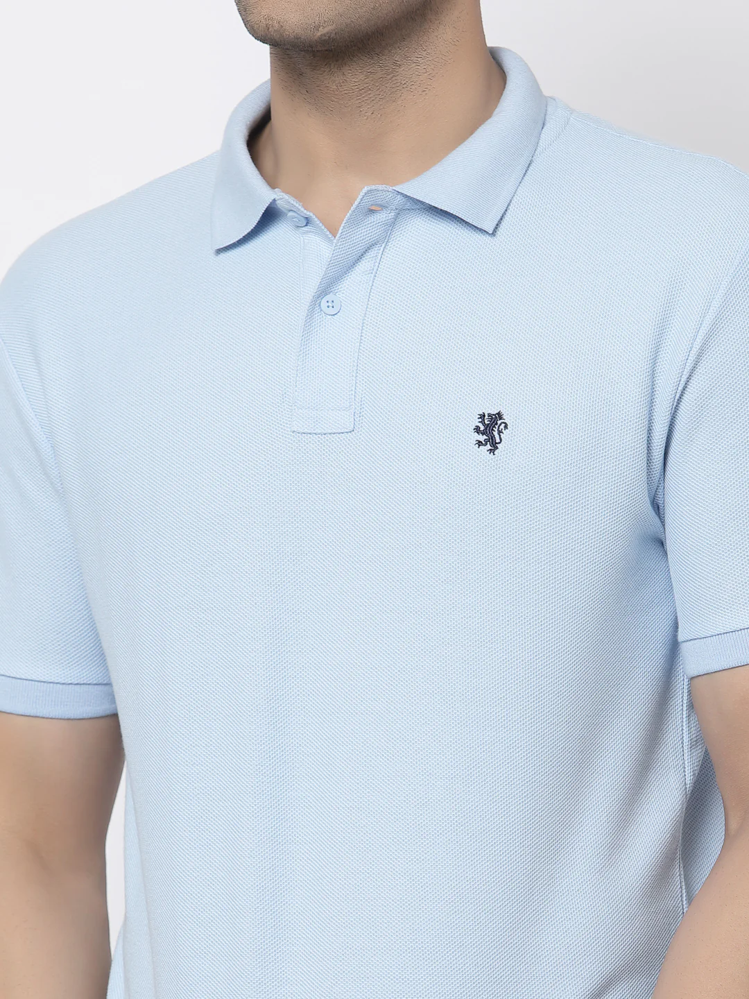 Solid-Polo-T-Shirt for Men - Image 4