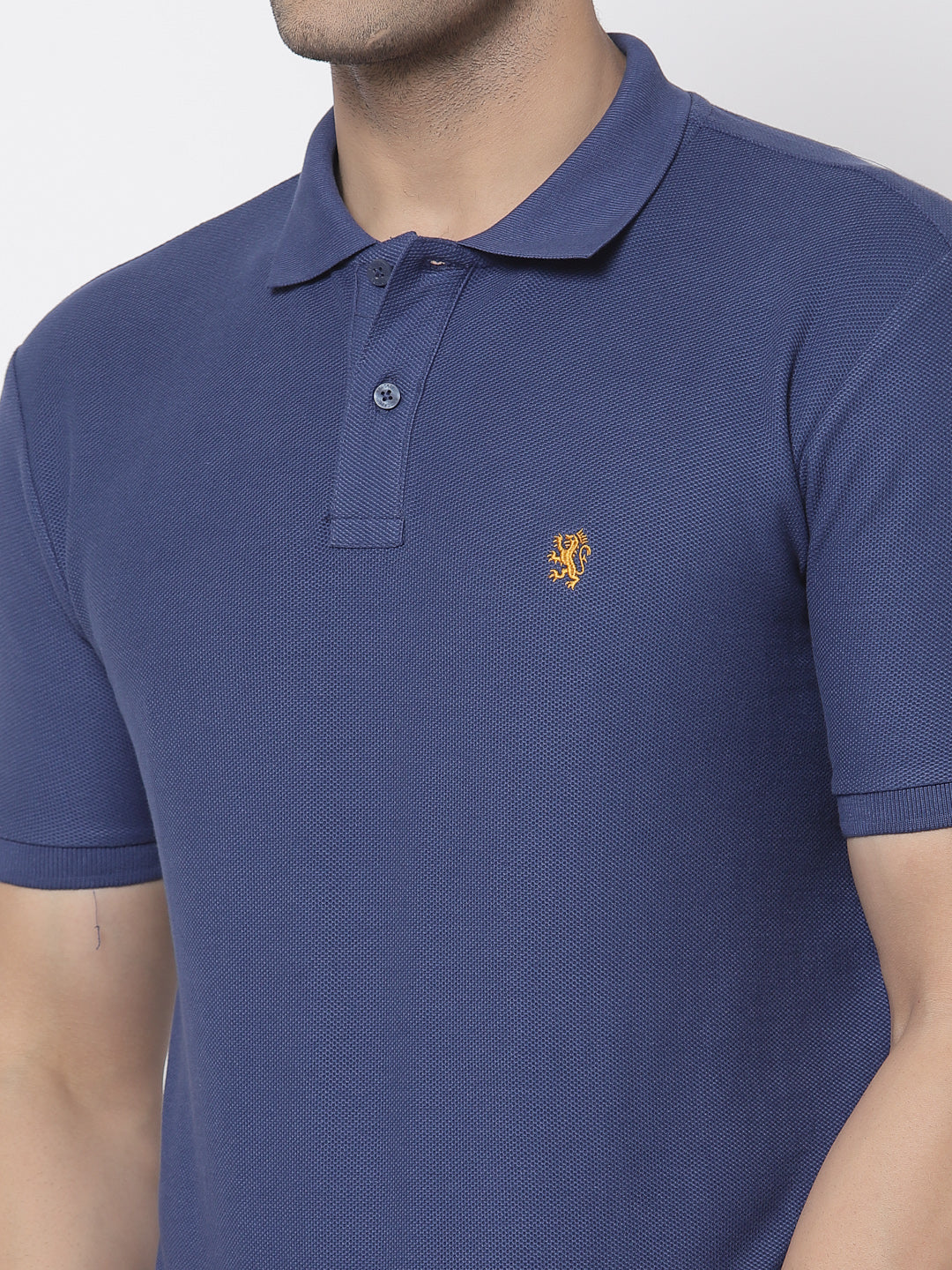 Solid Polo T-Shirt for Men - Image 4