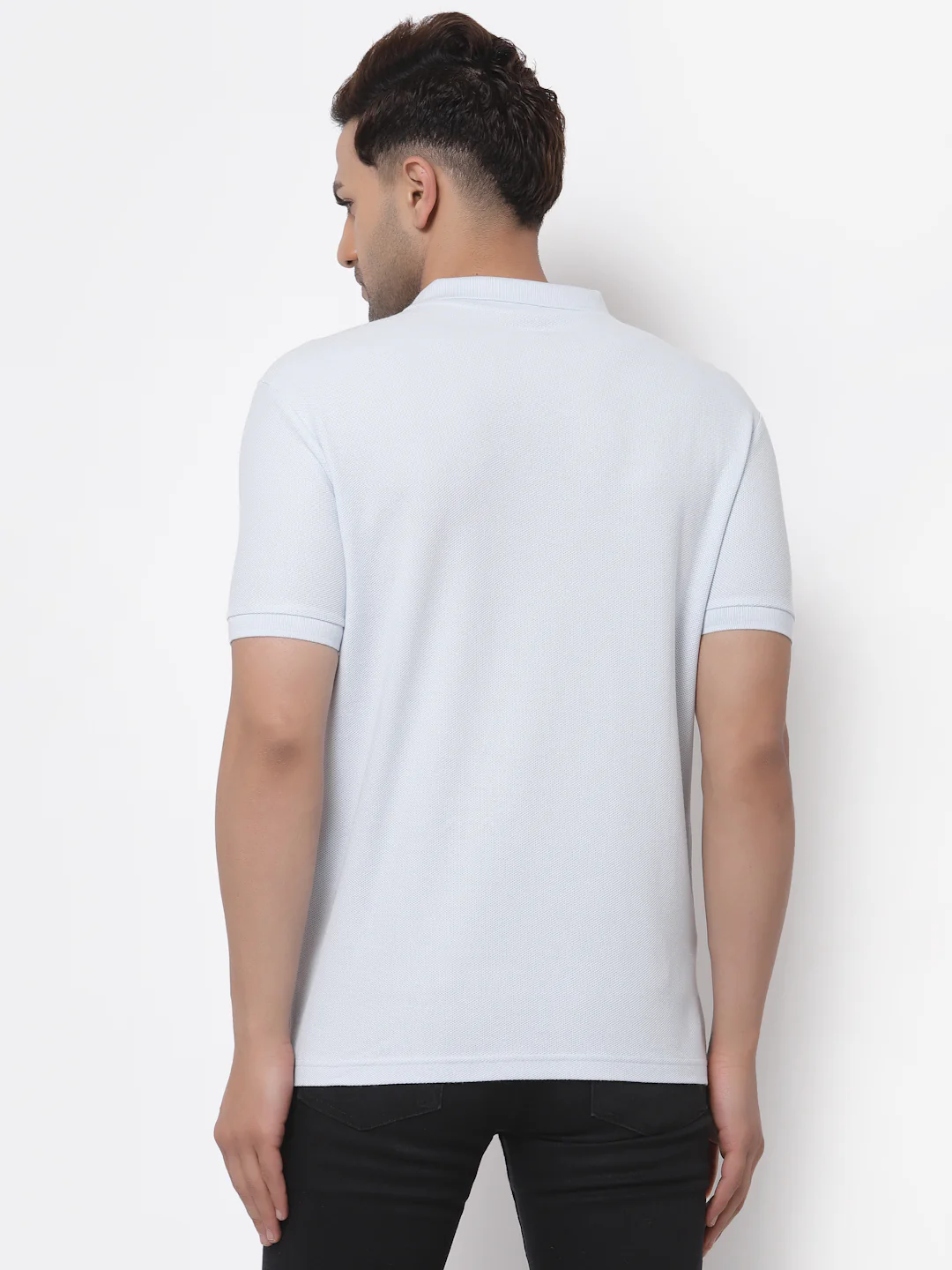 Solid Polo T-Shirt for Men - Image 3