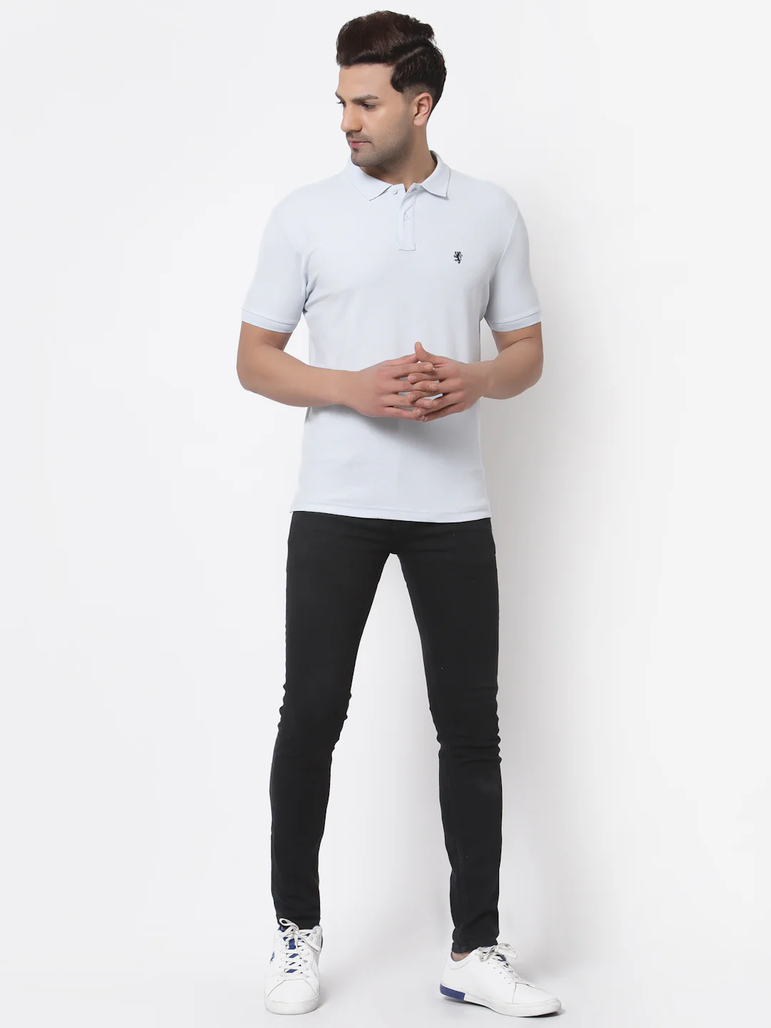 Solid Polo T-Shirt for Men - Image 5