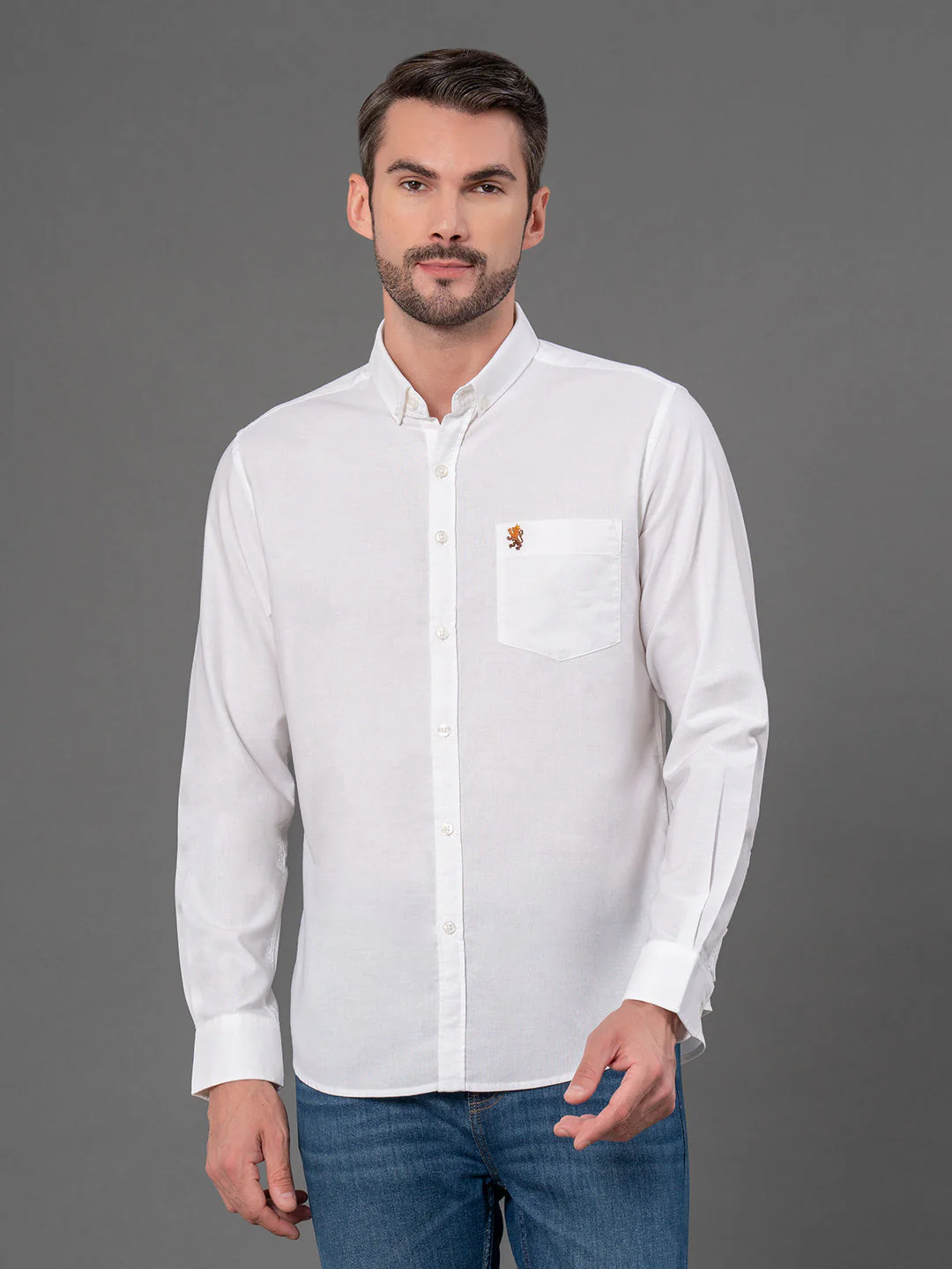 White Oxford Shirt for Men