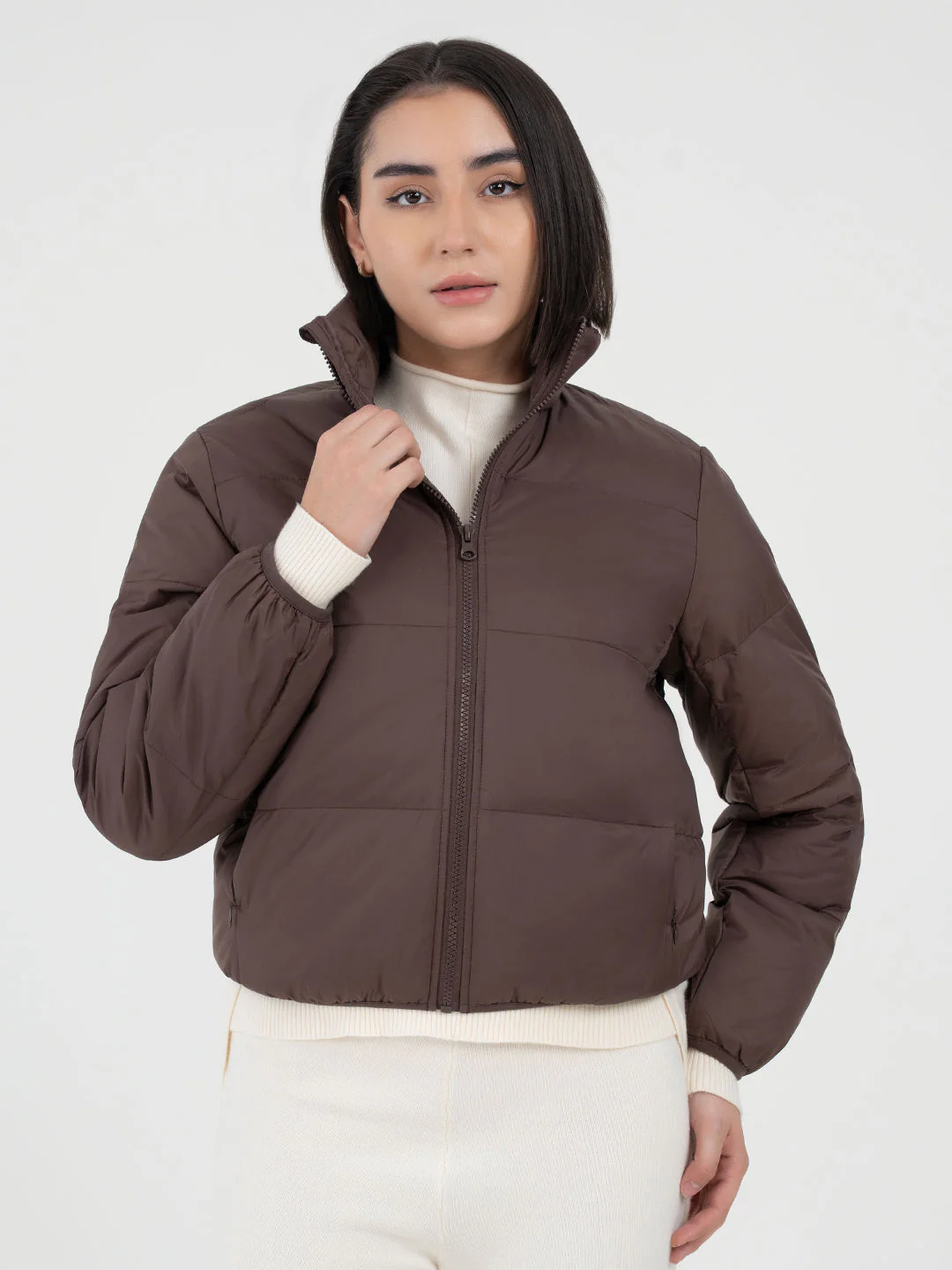Women Brown Jacket | Everyday Functional Wear - Image 7