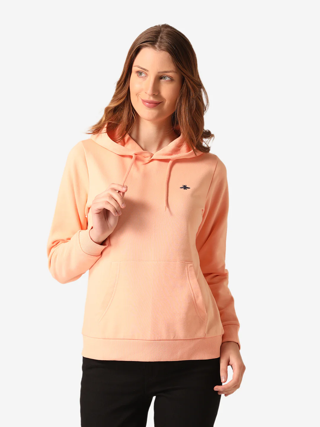 Women Salmon Hoodie